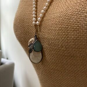 Silpada Elegant .925 Silver Turquoise Pendant Necklace